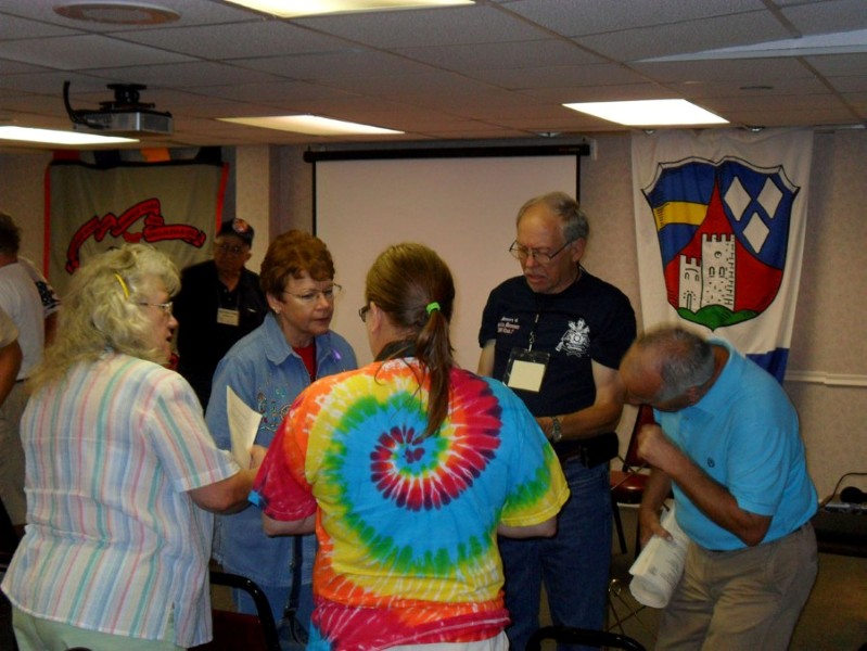 Hanging of the banners