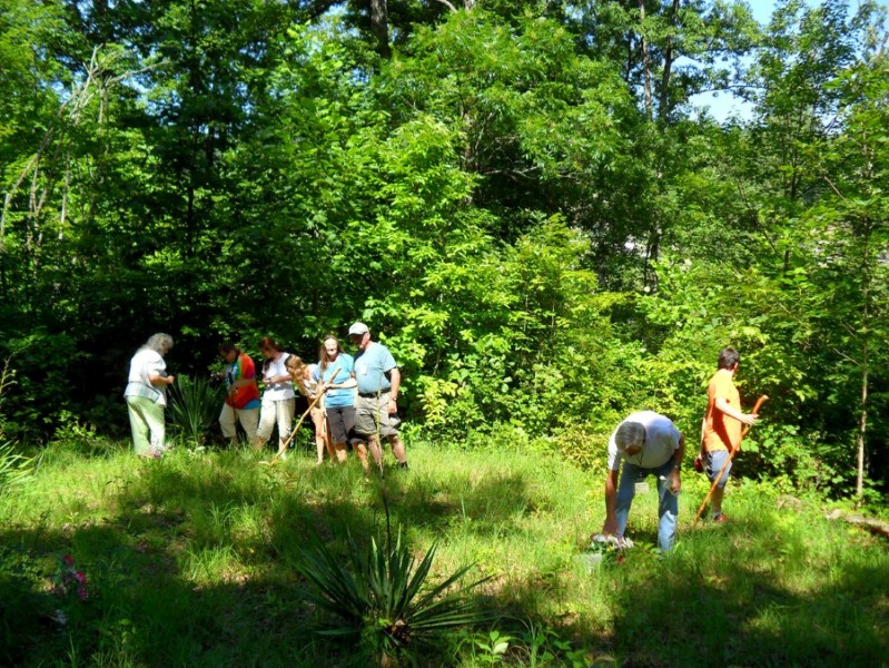 Hanging of the banners