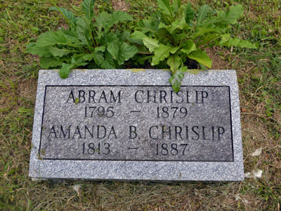 Abram & Amanda's Headstone
