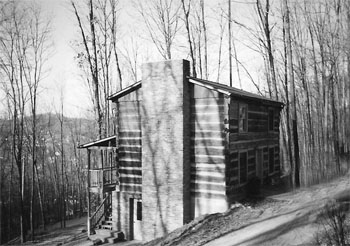 Abram and Amanda Chrislip's Log House relocated to Philippi.
