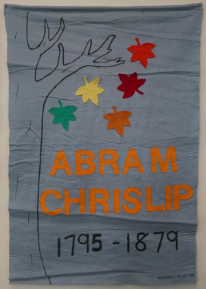 Family banner for Abram Chrislip