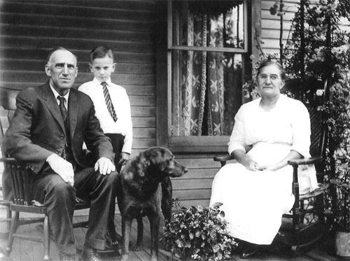 Bessie Chrislip McGee with Lawrence and Harold