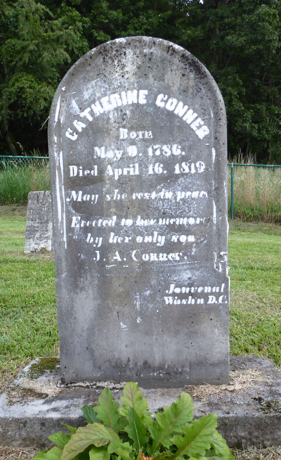 Catharine Conner's Headstone