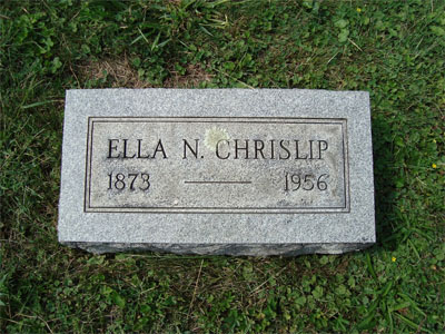 Masonic Cemetery Chrislip Headstone