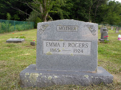 Emma F. Rogers Headstone