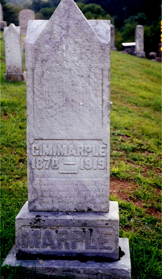 Gideon Marple Headstone