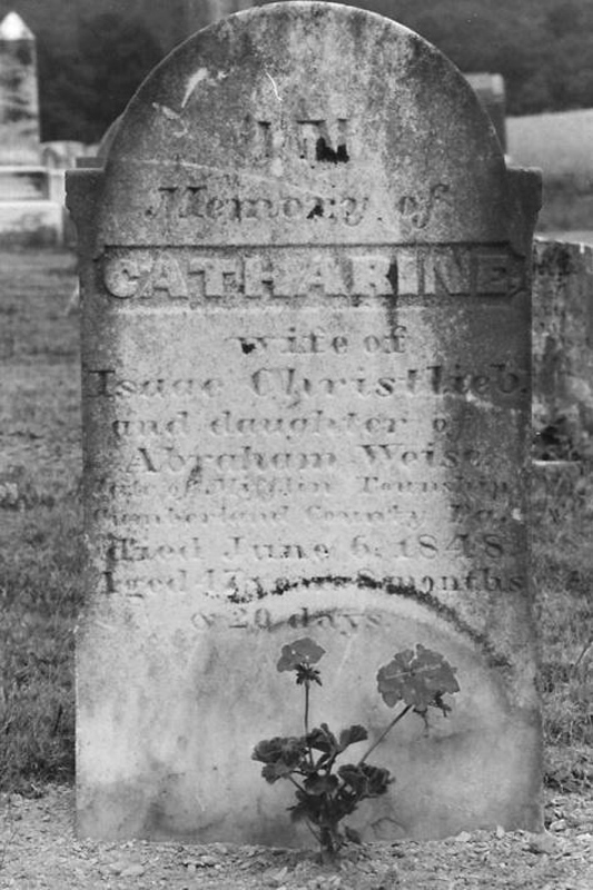 Catharine Christlieb's Gravestone