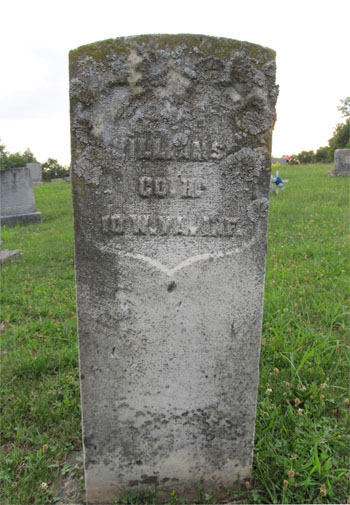 Headstone of Isaac Williams