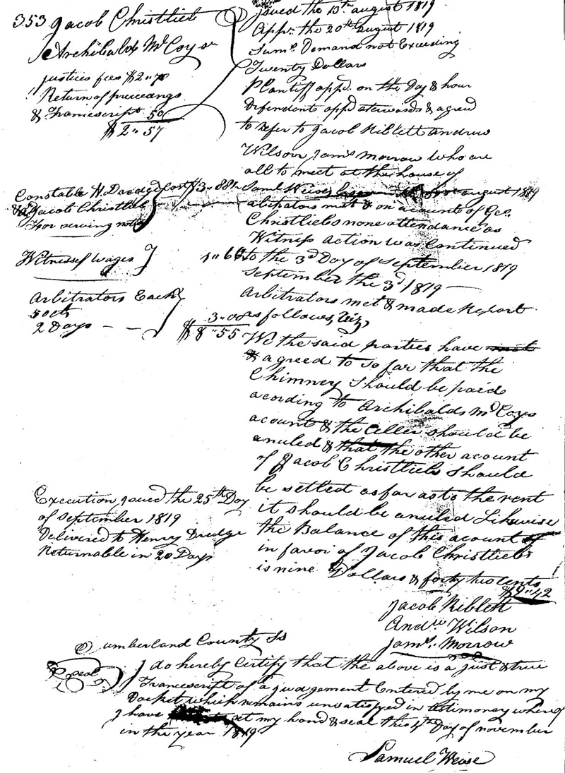 Jacob Christlieb Court Case