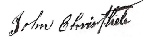 John Christlieb's Signature