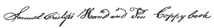 Samuel Chrislip's Copybook entry