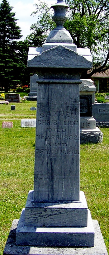 Samuel Christlieb's Headstone