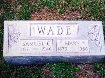 Samuel & Mary Wade Headstone