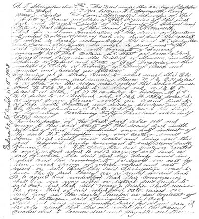 Deed: Springston to Crislip