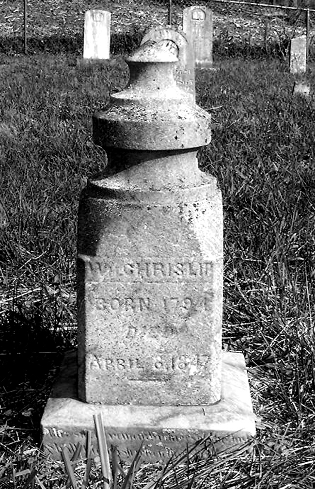 William Chrislip's Headstone