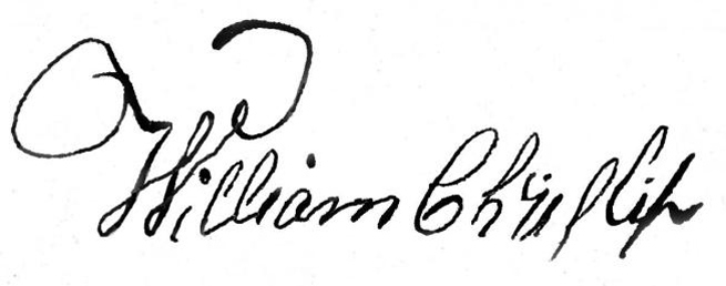 William Chrislip Signature