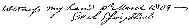 Carl Christlieb's signature
