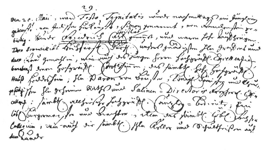 Friedrich Carl Christlieb His Baptismal Entry